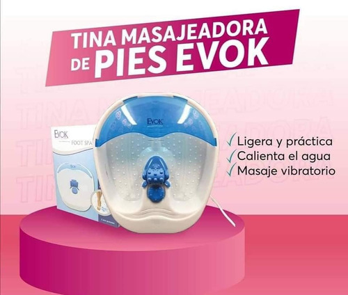 Spa Para Pies Masajeador Electronico Evok