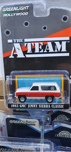 1983 Gmc Jimmy Sierra Classic Ateam Greenlight 1/64