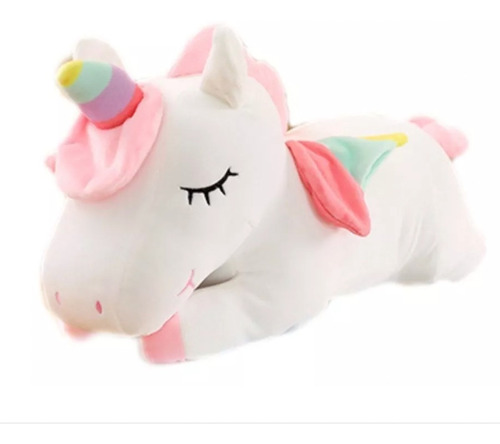 Tierno Peluche Suave Unicornio Caballito Mini Almohada Cojín