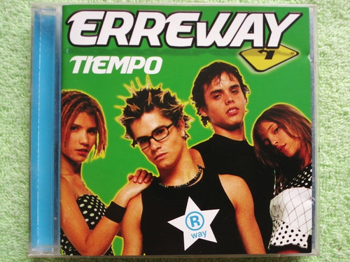 Eam Cd Erreway Tiempo 2003 Segundo Album Green Portada Verde