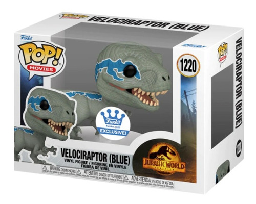 Funko Pop Jurassic World Velociraptor Blue Funko Shop Exclus
