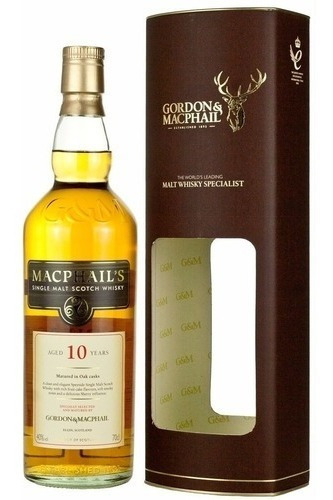 Gordon & Macphail 10 Años Single Malt Scotch Whisky Oak 