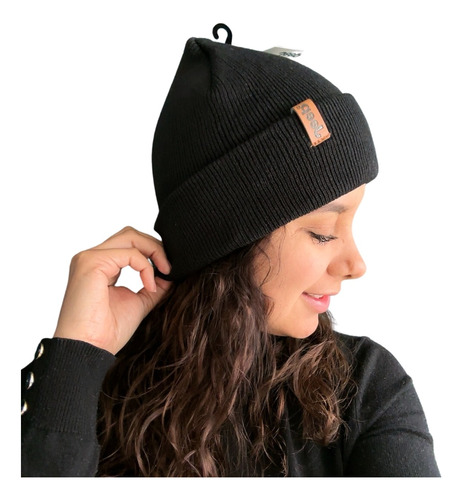 Gorro Negro Jeep Original Hombre Mujer Termico Invierno Frio