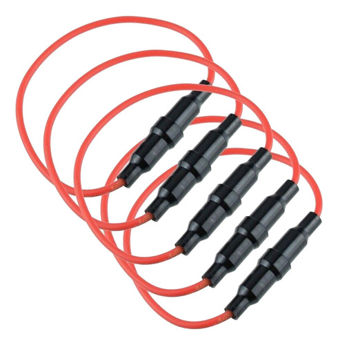 5pcs Inline Fuse Holder High Temperature Resistant 250v 18