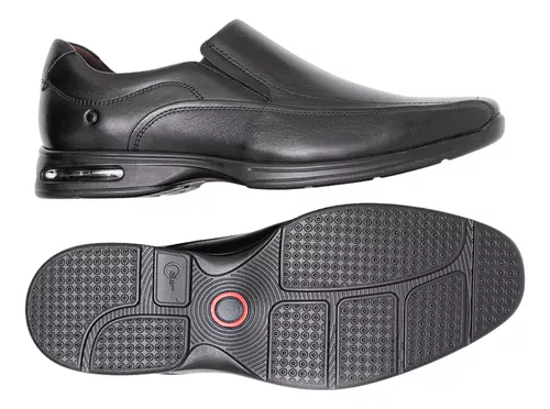 Sapato Slip On Smart Comfort Air Spot Democrata 448027 - Preto