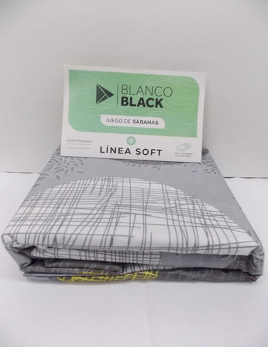 Imagen 6 de 7 de 10 Sabana Blanco Black Soft 2 1/2 Est. Mayorista
