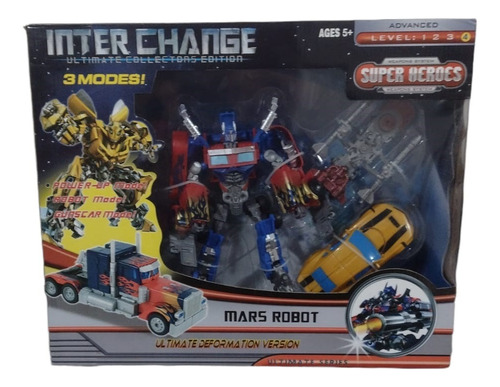 Transformer Interchange Robot Super Hero Juguete Coleccion