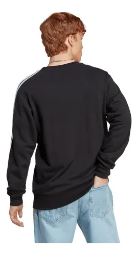 Sueter adidas Hombre Caballero Casual Negro Essentials 3 Env o