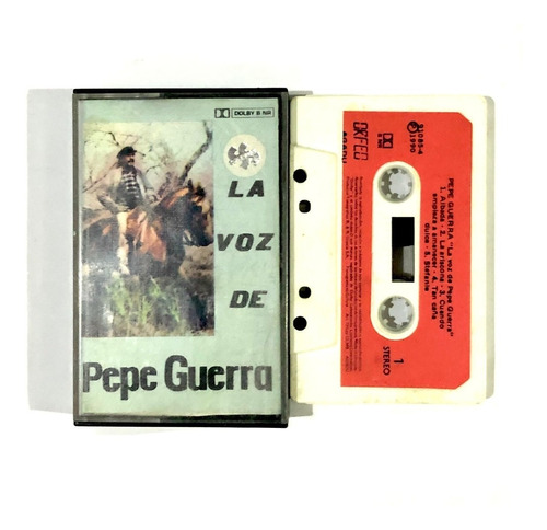  Pepe Guerra  La Voz De Pepe Guerra - Cassette Original 1993