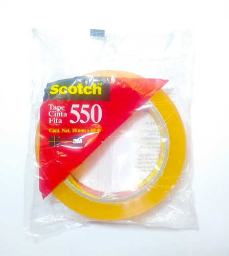 Imagen 1 de 1 de Cinta Adhesiva Scotch 550 - 18mm X 66m Transparente