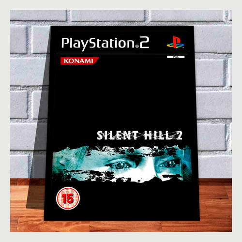 Quadro Decorativo Capa A4 25x33 Silent Hill 2 Ps2