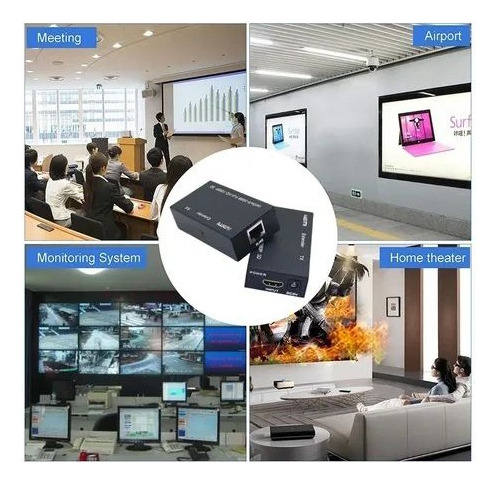 Extensor Video Hdmi Hasta 60 Mts Rj45 Por Cable Utp Activo