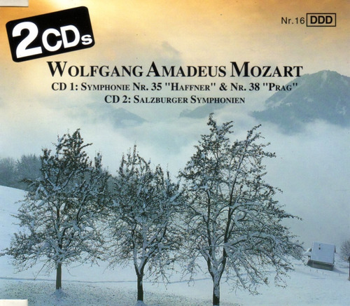 Mozart - Sinfonías 35 & 38 / Sinf. Salzburgo / Cd Doble Exce