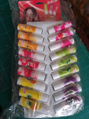 Protector Para Labios 72 Pzs 6 Sabores Blanco