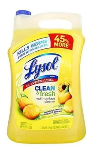 Desinfectante Lysol Liquido Concentrado Limón