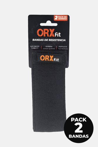 Banda Elástica De Resistencia Negro Camo Orxfit Gluteos Gym