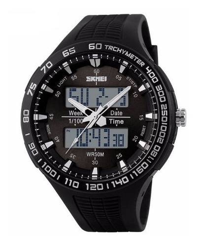 Relógio Masculino Skmei Anadigi 1066 - Preto
