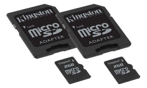 Tarjeta Memoria Microsdhc Para Telefono Movil 2 Unidad Gb Sd