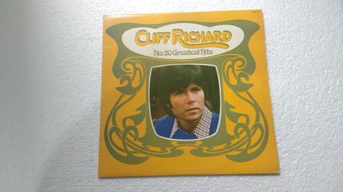 Cliff Richard Lp Vinil His 20 Greatest Hits Importado Raro