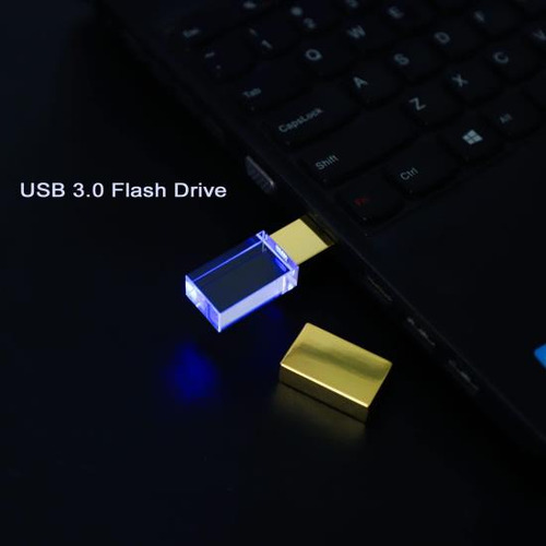 Laak 8 Gb Nuevo Cristal Transparente Rectángulo Unidad Flash