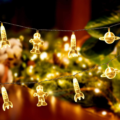 Colgantes Navideños Con Forma De Nave Espacial De 3 Metros Y