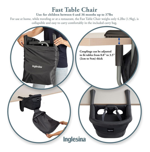 Silla De Mesa Inglesina Fast - Silla Alta De Bebé
