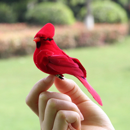 Mini Pájaros Simulados, Estatua De Figuritas De Pájaros