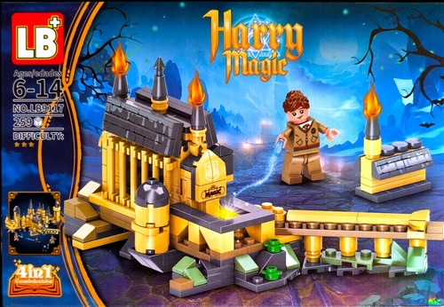 Bloques Para Armar Harry Magic Magician Packx4 Lb 9117 981pz 981 Harry Magic Magician