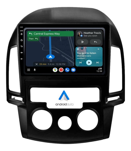 Central Multimídia I30 Ar Analógico 2009/2012 Carplay Tela 9