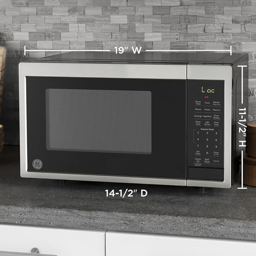 Horno Microondas 900w 7 Ajustes Bloqueo Infantil 0.9 Pies