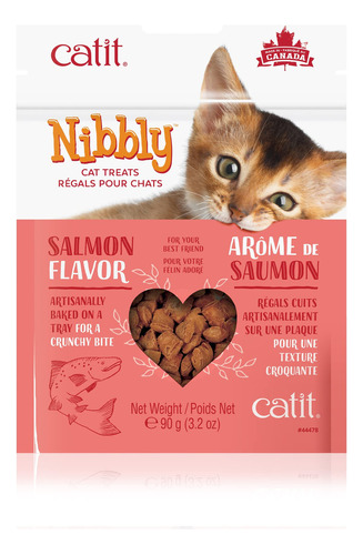 Catit Nibbly - Golosinas Para Gatos, Golosinas Horneadas Sal