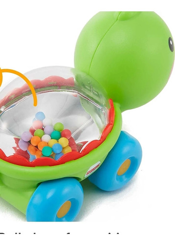 Fisher-price Poppity Pop Turtle, Vehículo Infantil De Empuje