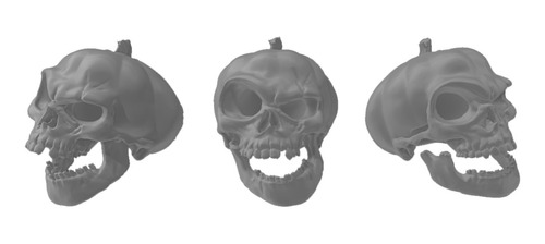 Calabaza Halloween Impreso En 3d