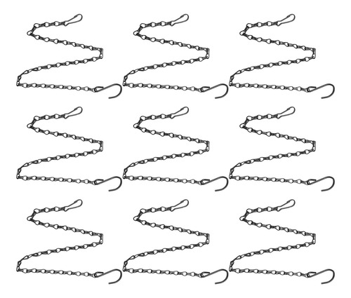 12 Cadenas Colgantes Para Plantas Con Ganchos Dobles De 58,5