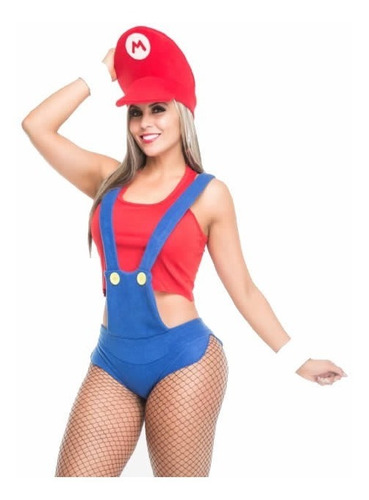 Disfraz De Mario Bros Mujer