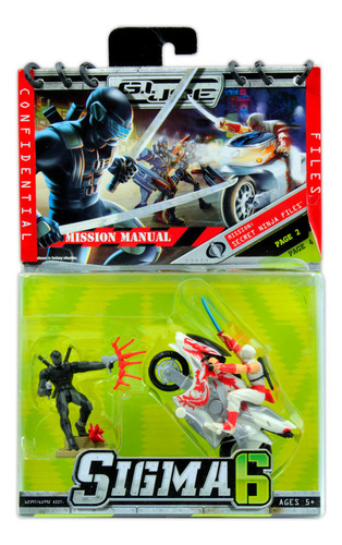 Gi Joe Sigma 6 Secret Ninja Files Storm Shadow & Snake Eyes