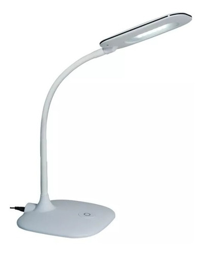 Velador De Escritorio Blanco Mesa Tactil 3 Intensidades Led