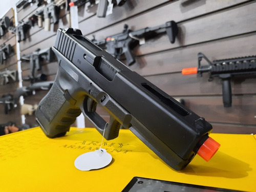Imagem 7 de 8 de Airsoft Pistola Gbb Army R18 G18 Glock C/ Modo Rajada Nova!!