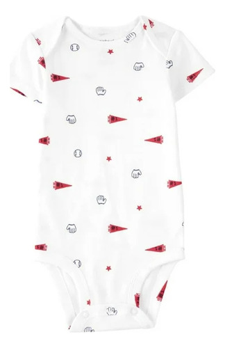 Conjunto Carter's Niño Estampado Béisbol Rojo Rojo 3-6 M