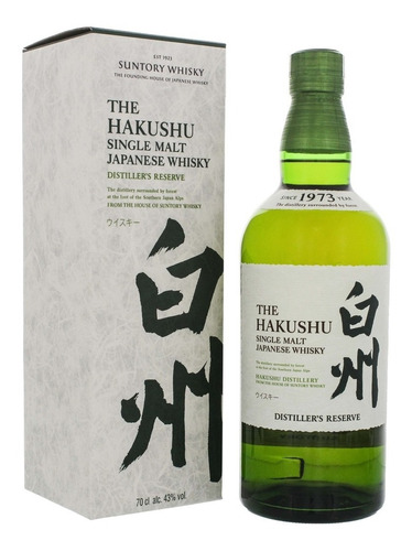 Whisky Hakushu Distillers Reserve By Suntory Origen Japón.