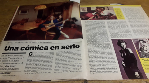 Revista Noticias Nº 739  1991 Cecilia Rosetto 40 Años
