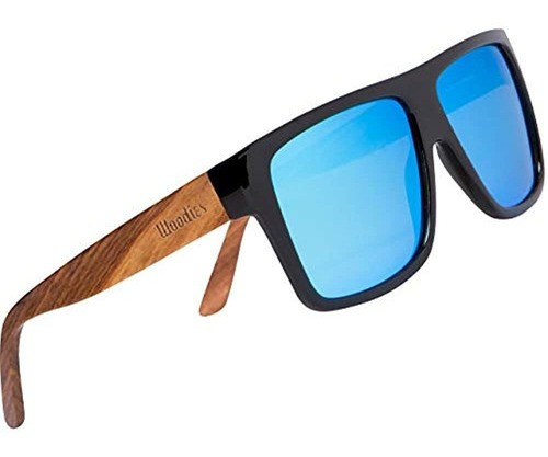 Woodies Zebra Wood Gafas De Sol Estilo Aviador Con Cristales