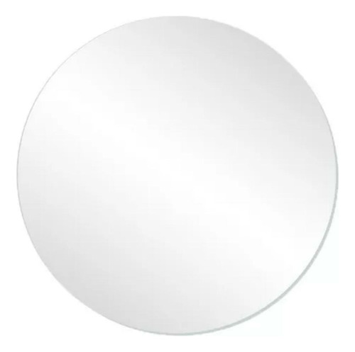 Espelho Redondo 70cm Lapidado Moderno Penteadeira Com Led