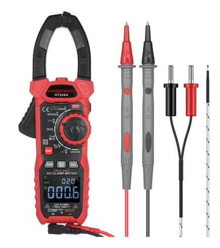 Probador Ncv Habotest Temperature Vfd Con Multímetro De Rati