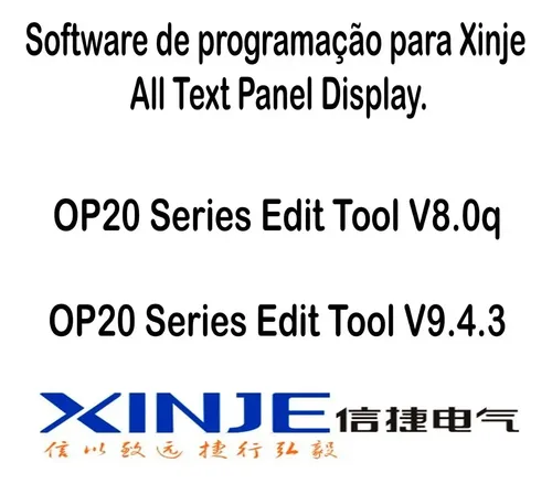ジン Xinje Op20 Series Edit Tool V9.4.3 / V8.0q - Op / Mp / Zp