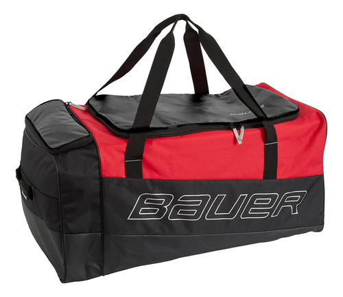 Bolsa Premium De Transporte De Hockey, Color Rojo/negro