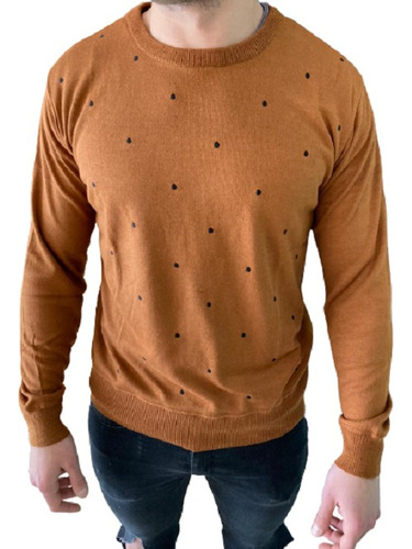 Sweater Hilo Hombre Bordado 4310