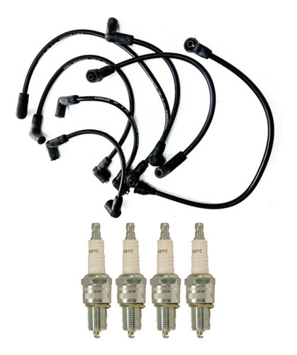 Kit Cables Ferrazzi Y Bujías Chevrolet C20 Distribuido Bosch