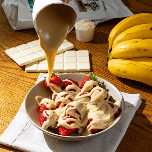 Kit 2 Authentic Whey 900g sabores Chocolate Branco e Natural WiseHealth