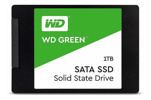Imagen 1 de 3 de Disco sólido SSD interno Western Digital WD Green WDS100T2G0A 1TB verde